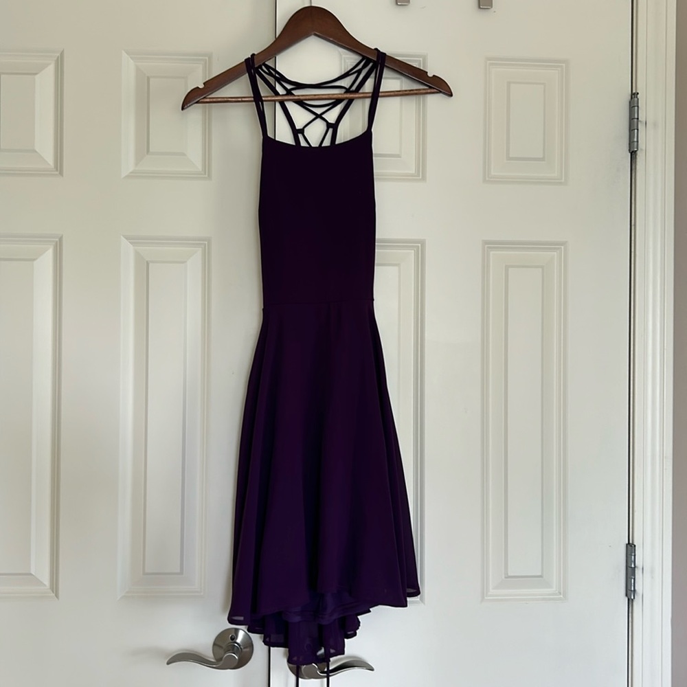 Lulus Open Back Cocktail Dress
